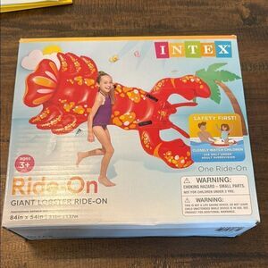 Giant Lobster Ride-On - Red
